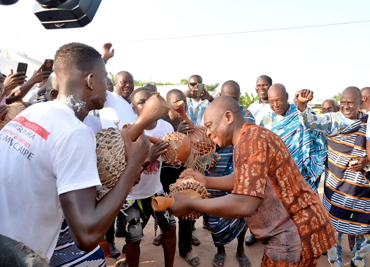 Fête nationale de Côte d’Ivoire : Le passage de KOUADIO Konan Bertin à Blè fait l’actualité dans Toumodi.