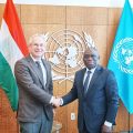 Siège de l'ONU: Le Ministre KOUADIO Konan Bertin rencontre le Président de l'Assemblée Générale de l'ONU à New York.